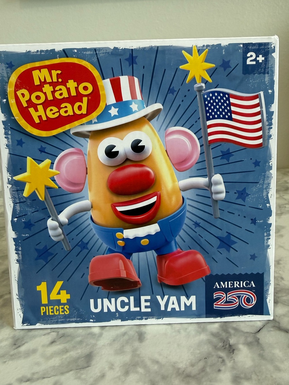 Mr. Potato Head 14pc Uncle Yam, 250th USA Birthday Uncle Sam Edition 2026